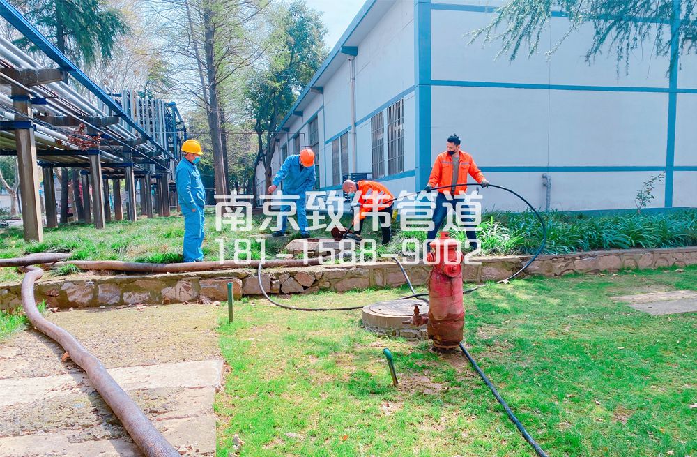 360秣陵石化工厂管道清洗
